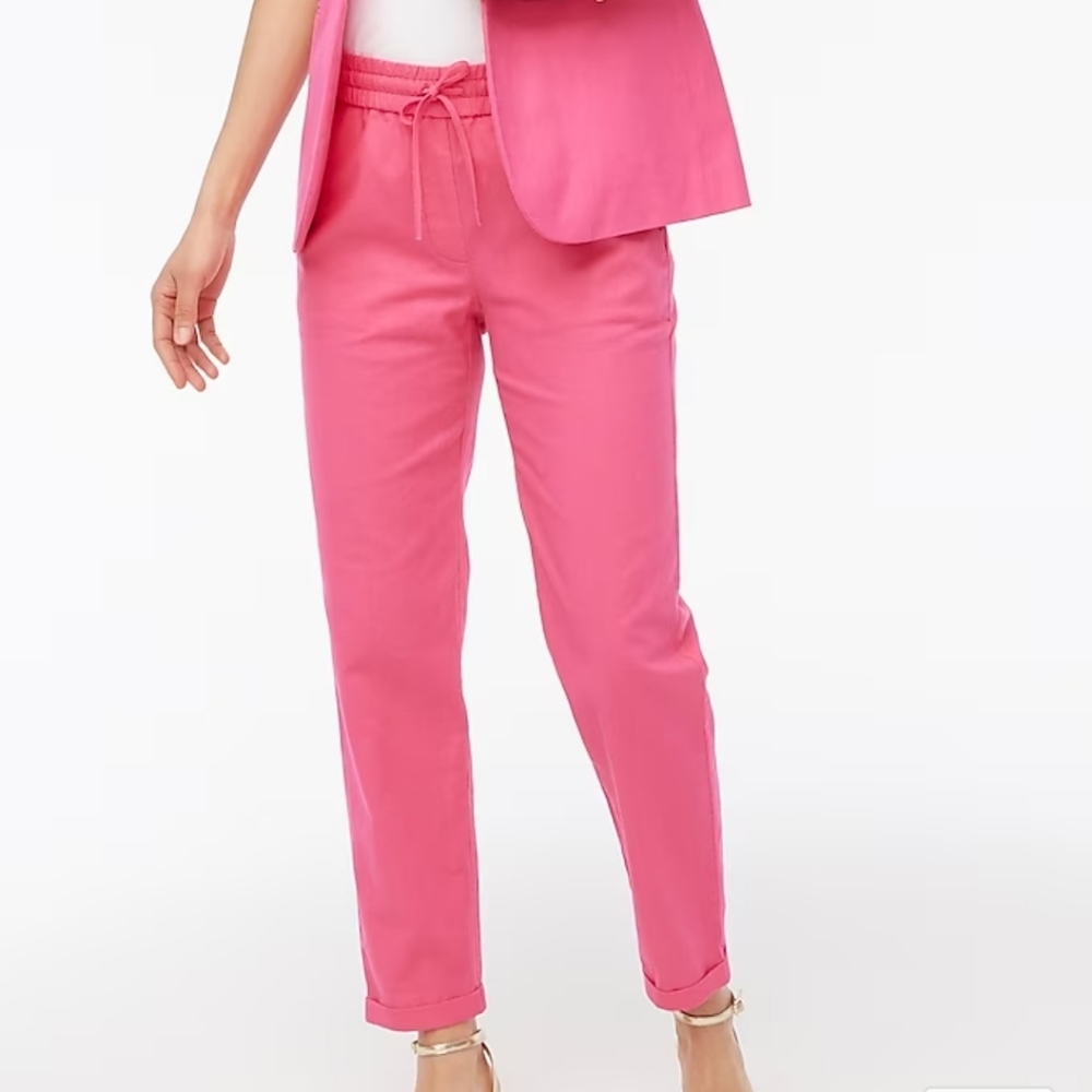 J Crew Factory Linen Blend Pants Size 6